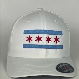 Chicago Flag Flexfit Hat